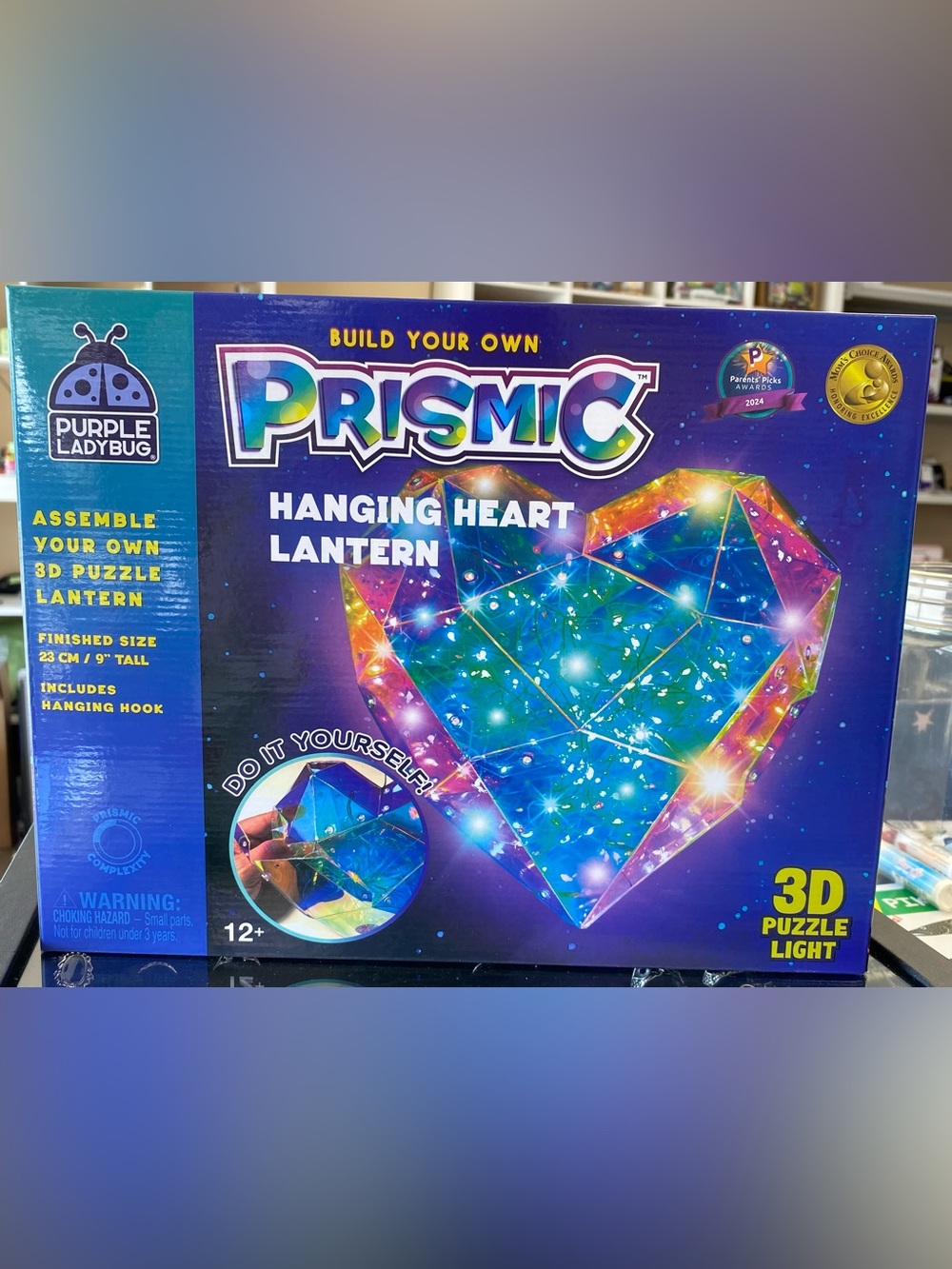 PRISM Prismic Hanging Heart Lantern